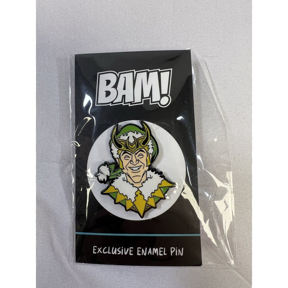 BAM! GEEK Marvel Christmas Loki Collectible Enamel Pin